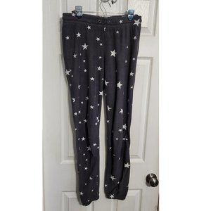 Fleece star pajama lounge jogger pants - long / tall